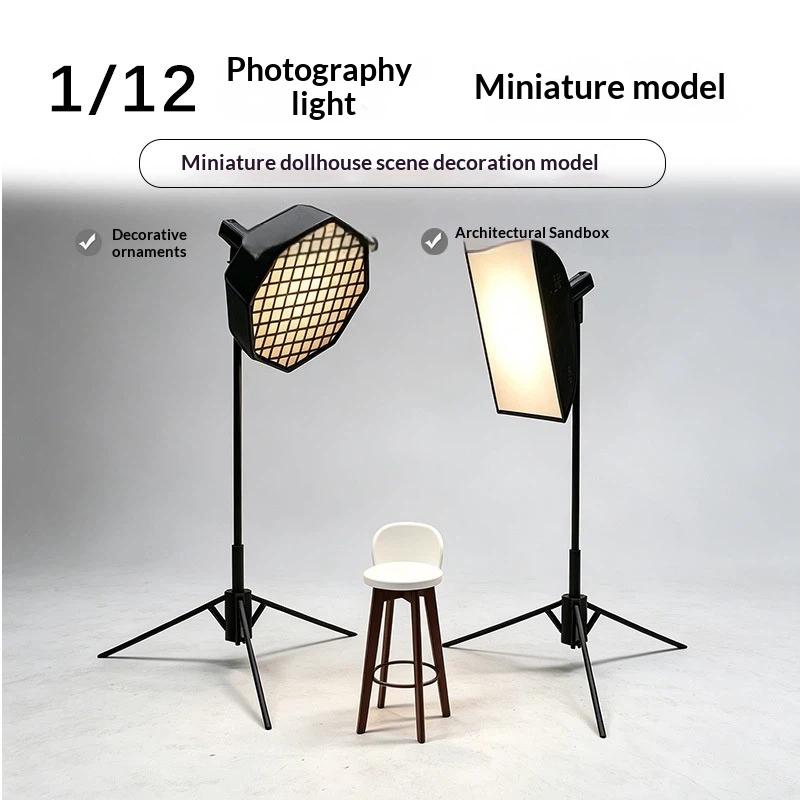 【BS】1/12 Mini Studio Light Sof - Photography Lighting Meter 评论和价格