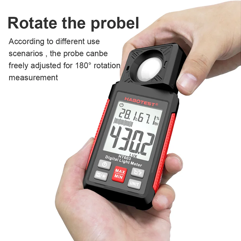 HT603 Digital Lux Meter 0~200, - Photography Lighting Meter 评论和价格