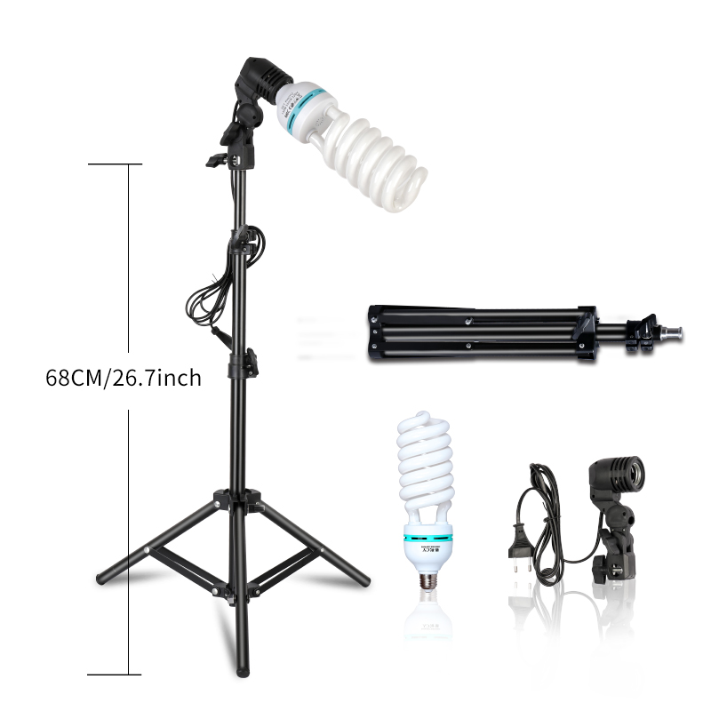 2 Piece 135W 5500K  Photograph - Photography Lighting Kit Portable 评论和价格