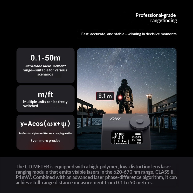 CHI Top Light Meter 0 1 50m La - Photography Lighting Meter 评论和价格