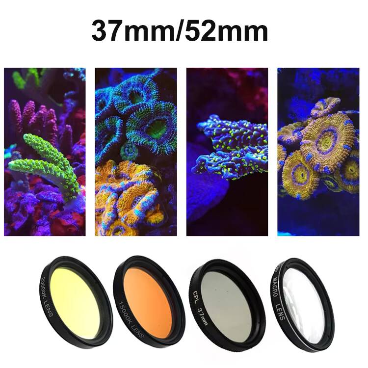37mm 52mm 6 In1/4in1/for Blue  - Photography Mobile Lighting 评论和价格