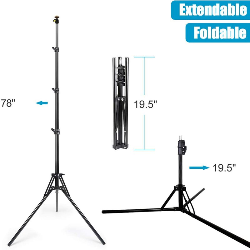 NAGNAHZ 78'' Photographic Ligh - Photography Lighting Handheld 评论和价格
