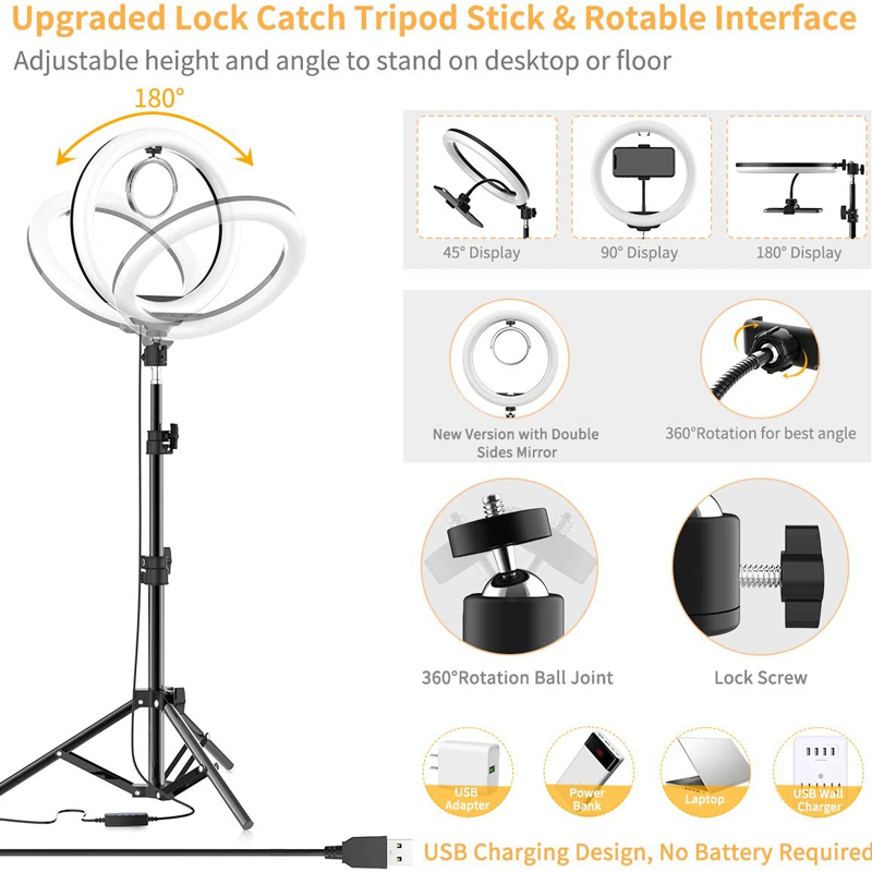 Video Light 16/26/33cm Selfie  - Photography Lighting Description 评论和价格