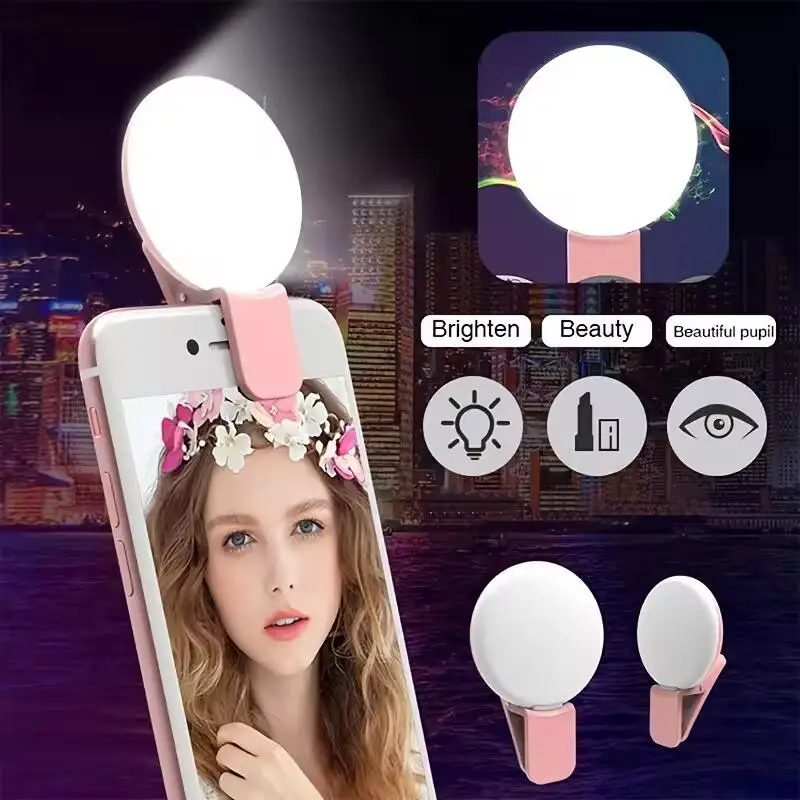 Portable Mini Selfie Ring Ligh - Photography Lighting Game 评论和价格