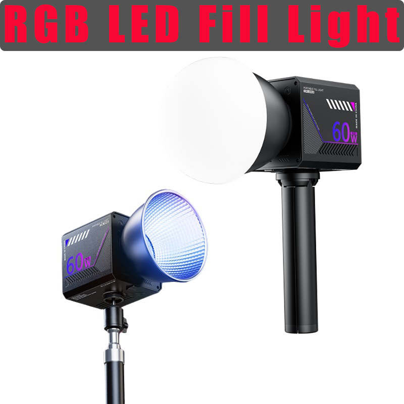 60W RGB Video Light Portable L - Photography Lighting Handheld 评论和价格
