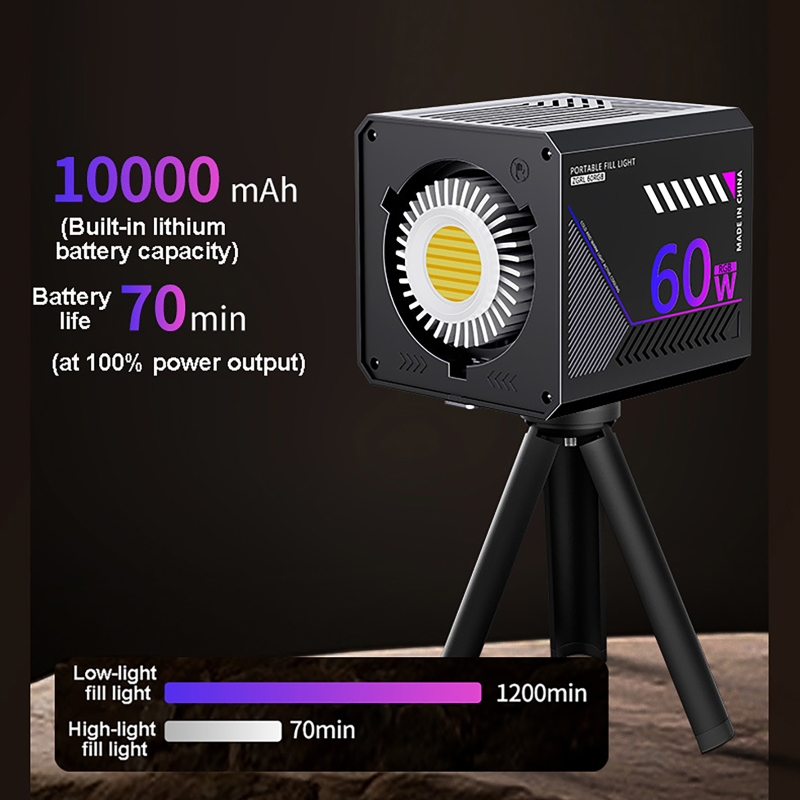 60W RGB Video Light Portable L - Photography Lighting Handheld 评论和价格