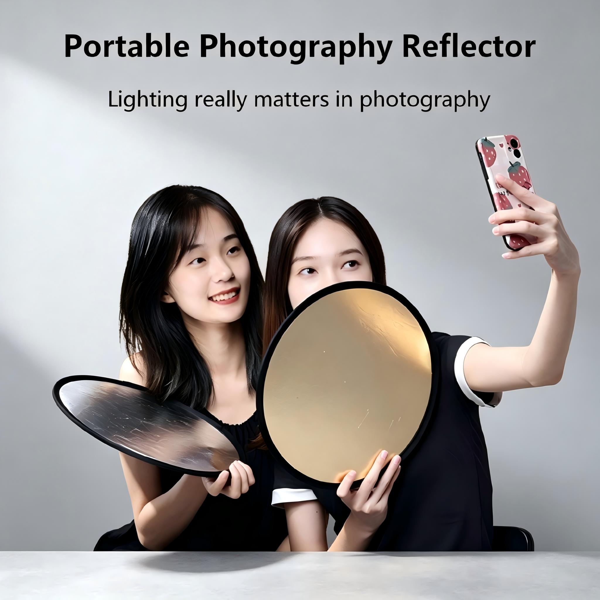 Photography Reflector 2 In 1 L - Photography Lighting Kit Portable 评论和价格